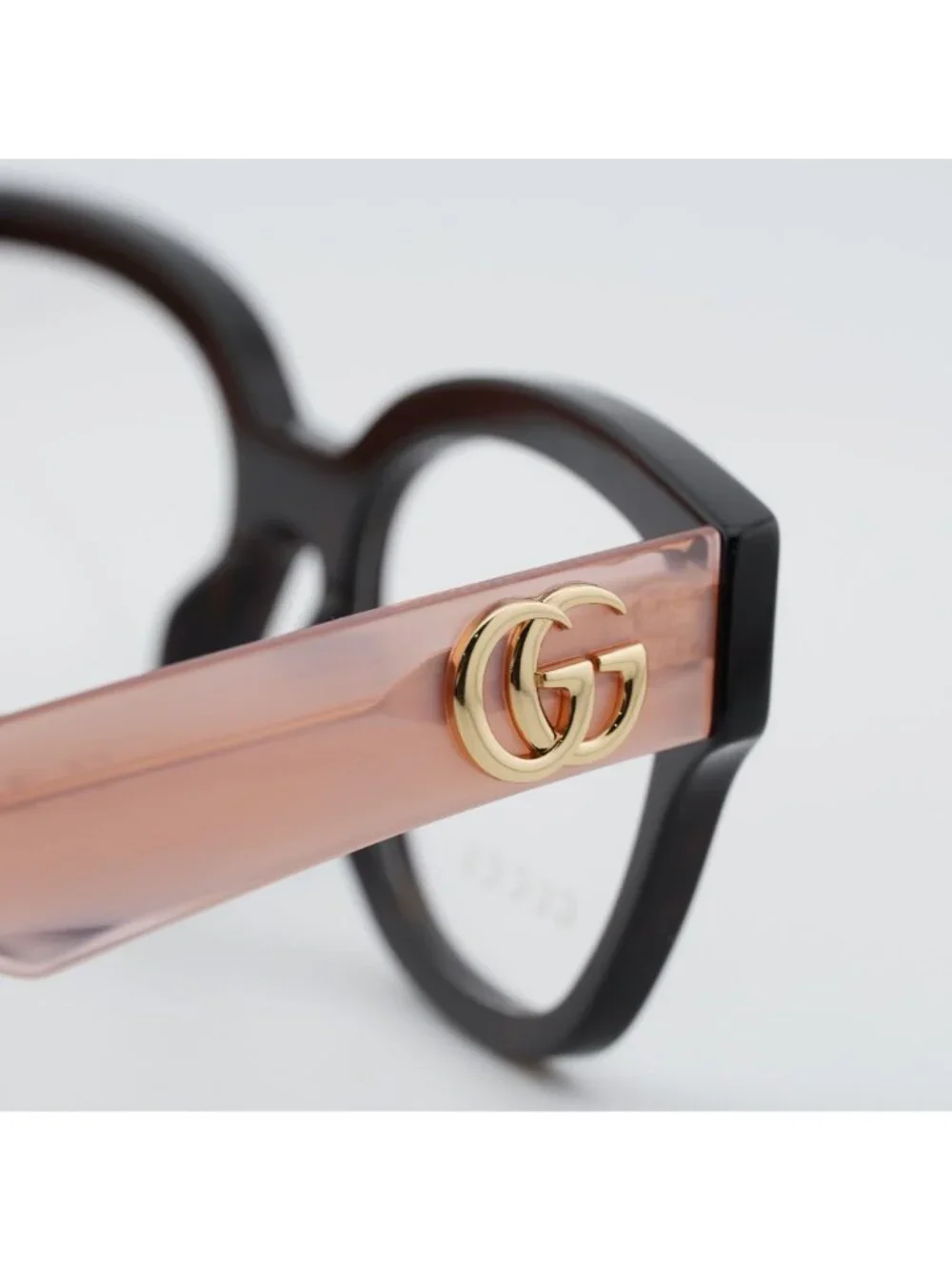 Gucci GG1424O 014 Eyeglasses Havana / Pink 54mm Cat Eye Frame